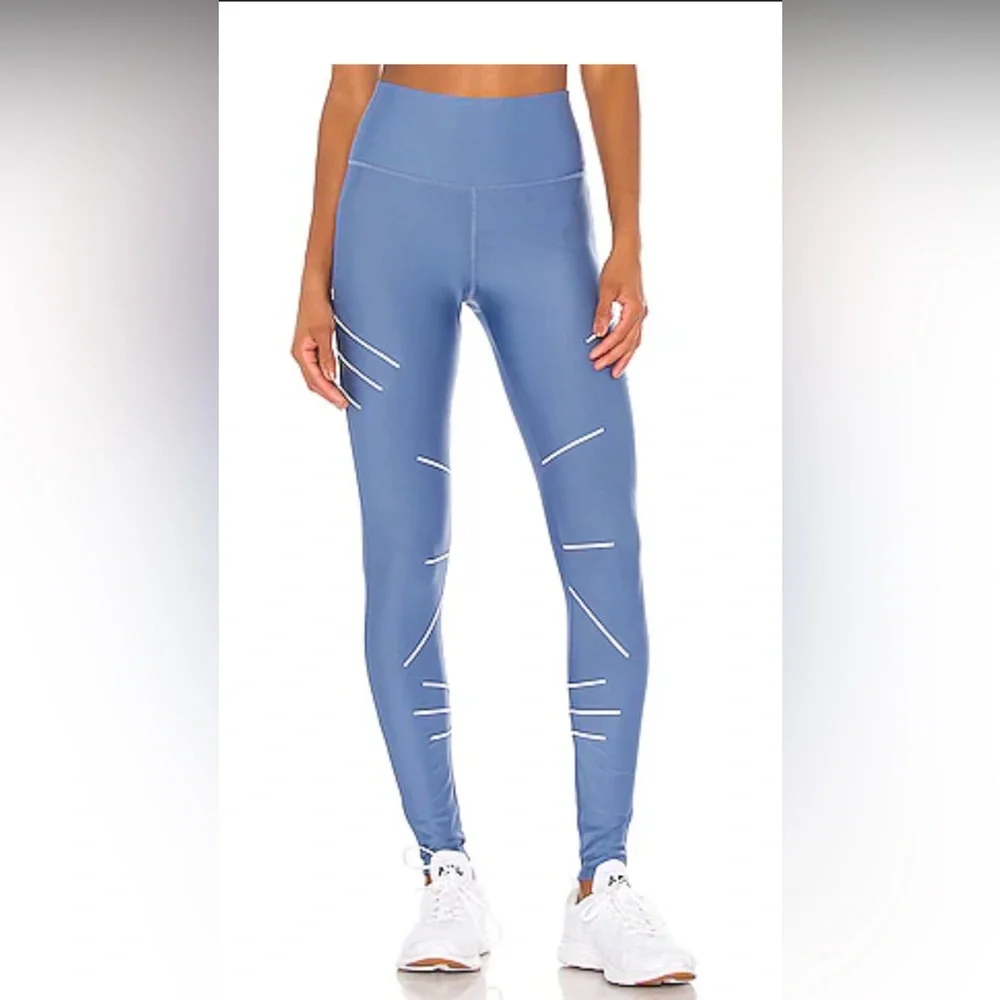 Alo Blue‎ Leggings with silver details